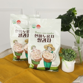 [쌍지뜰] 바삭바삭한 현미누룽지쌀과자 100g