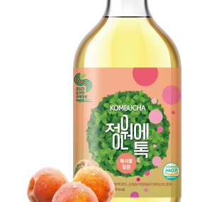 [발효식품산업지원센터] 정원에톡! 복숭아콤부차305g